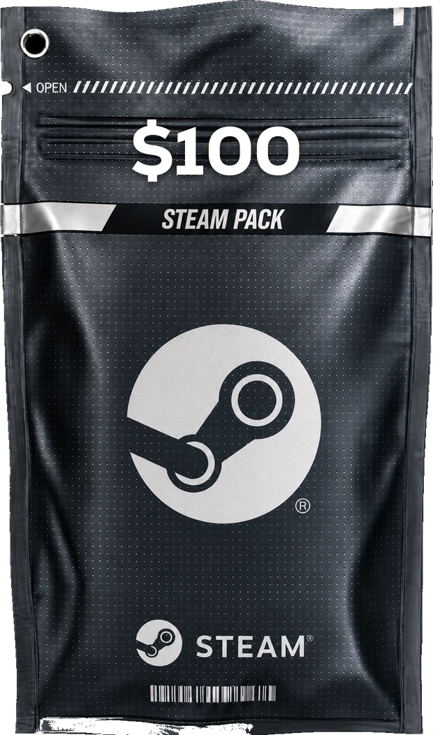 $100 Steam Wallet Code