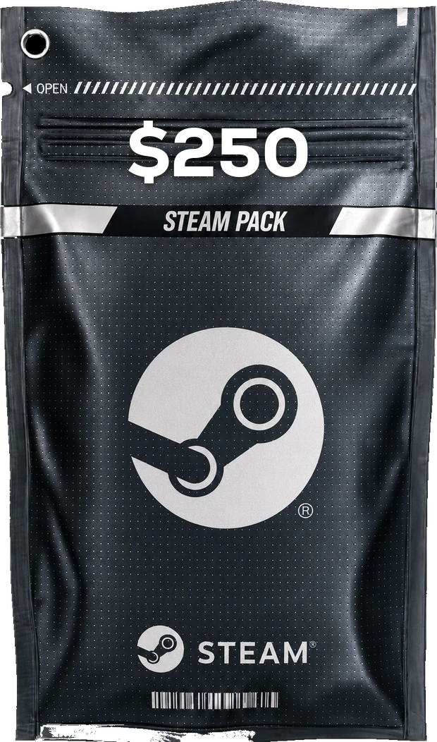 $250 Steam Wallet Code