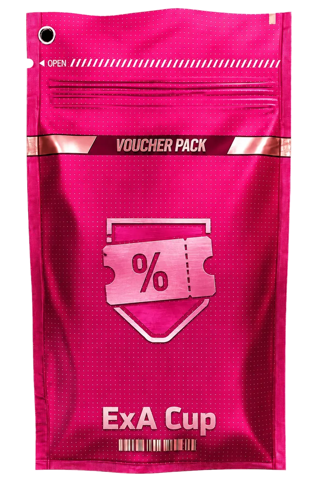 Pink ExA Cup voucher pack